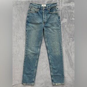 We The Free Mid Rise Straight The Lasso Blue Jeans Women’s Size 25 NWOT